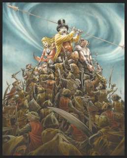 Olivier Boiscommun - Couverture originale - La Saison des démons - Le Règne