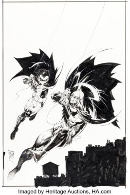 Philip Tan Batman #1 Variant Cover Original Art (DC, 2025). (Total: 2 Original Art)