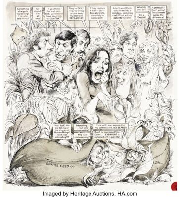 Mort Drucker MAD #209 "Invasion of the Booty Snatchers" Complete 7-Page Story Original Art (EC, 1979). (Total: 7 Original Art) | Heritage