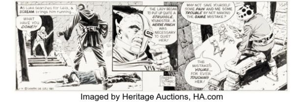 Al Williamson Star Wars Daily Comic Strip Original Art dated 3-16-81 (LA Times Syndicate, 1981). | Heritage