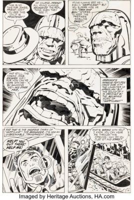 Jack Kirby and Vince Colletta Forever People #4 Story Page 14 Original Art (DC, 1971). | Heritage