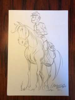 Munuera, José Luis / Beka | Munuera, José Luis / BeKa - Dessin original - Les Tuniques bleues - Blutch - (2020) | Catawiki