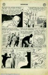 Carmine Infantino - Original Art for Showcase #8, page 11 (DC, 1957). From the earliest days of comics’ Silver - | Heritage