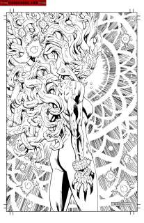 Jeff Johnson - Covers / Pinups Issue Immortal X-Men # 1 Carnage Forever Variant Page Cover