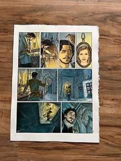 Tillier | Tillier, Béatrice - Planche originale couleur- Le Bois des Vierges - T2 - PL 62 - (2010) | Catawiki