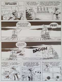 Remacle | Remacle - Planche originale - Le Vieux Nick et Barbe-Noire T10 - Le Trois-mats fantôme - (1967) | Catawiki