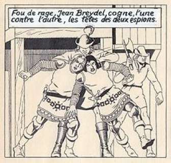 De Moor, Bob | De Moor, Bob - 1 Page originale + album de luxe - De Leeuw van Vlaanderen / Le Lion de Flandre - (p.20) - 1949 | Catawiki