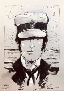 Scorda, Renato Ramon alias Red Tattoo - 1 Original drawing - Corto Maltese | Catawiki
