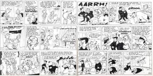 Greg | Luc Junior, ensemble de deux planches n°19 et 20… | Millon