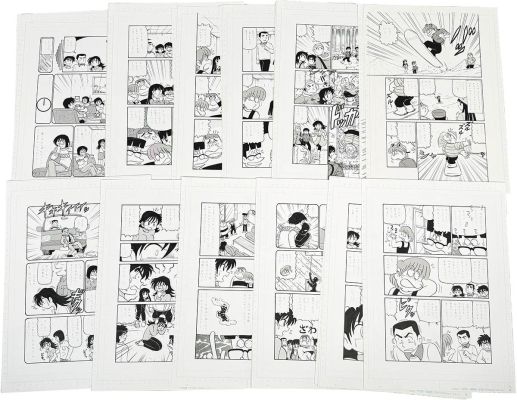 Takashi Niiyama Hand-Drawn Manuscript "Zukkoke Sanningumi" Episode 25 (30 pages) | Mandarake (Big Web)