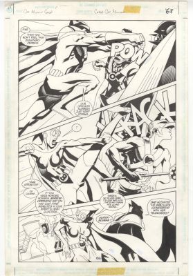 Dc One Million 80 Page Giant Crisis 1,000,000 Pg 68 OA Comic Art | Neat Stuff Vault