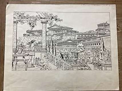 Chaillet, Gilles - 1 Double planche originale - Les Voyages d’Orion T3 - Rome 1 - 1993 | Catawiki