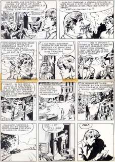 Jijé | Valhardi, planche n°25 Ã  l’encre de Chine et Ã … | Millon