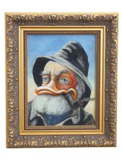 Prof. Volker Schönwart Studie zu Alter Seemann mit Südwester - gerahmt - (2023) | Catawiki