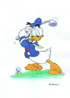 Cardona - 1 Watercolour - Donald Duck | Catawiki