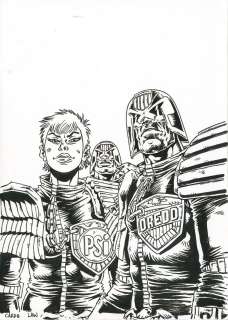 Rufus Dayglo - judge dredd - the cursed earth - osprey games - card art 8 - rufus dayglo