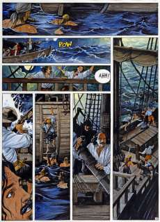 Terpant - Pirates, planche n°13 Ã  l‘encre de Chine et Ã …