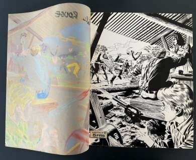 Molinari, Félix - 1 Original cover - La Tulipe Rouge - Maxi N°32 - 1969 | Catawiki