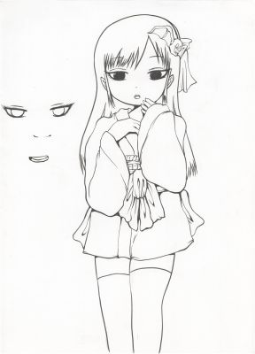 Rensuke Oshikiri’s hand-drawn illustration "Dero dero" | Mandarake (Big Web)