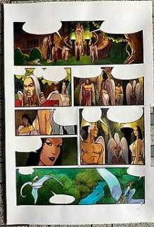 Reculé, Henri - 1 Original colour page - Les Immortels T3 - La Passion selon Nahel - 2002 | Catawiki