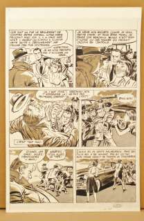 Forton | DAN GERONIMO - PLANCHE ORIGINALE ENCRE + SEPIA SIGNE - L 29,5 H 45 | The Skull