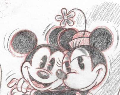 Millet - 1 Original drawing - Mickey Mouse - Mickey & Minnie - 2024 | Catawiki