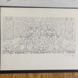 Ben Bishop | NECA - SYNJA PATROL TROOP REINFORCEMENTS - ACTION FIGURE PACKAGING - (ORIGINAL ART) | Ben Bishop