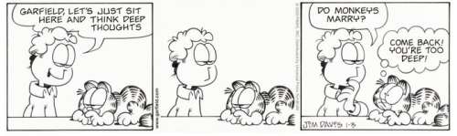 Davis, Jim - 1 art de bande originale - Garfield - Daily 1-3 - 2000 | Catawiki