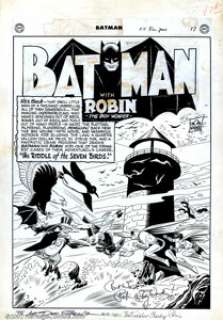 Dick Sprang and Charles Paris - Original Art for Batman #56 Complete 13-Page Story "The Riddle of the Seven -