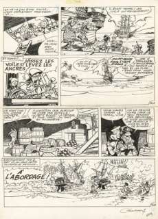 Jacques Sandron (Né En 1942) - Godaille et Godasse - Un hussard Ã  la mer