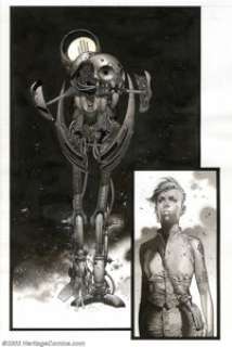 Travis Charest - Original Art for WildC.A.T.s (undated). One of the hottest artists working in comics today, Travis - | Heritage