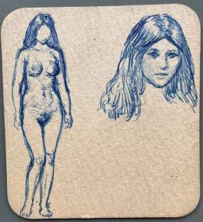 Cuvelier, Paul - 1 Original preliminary drawing - Erotisch voorstudie | Catawiki