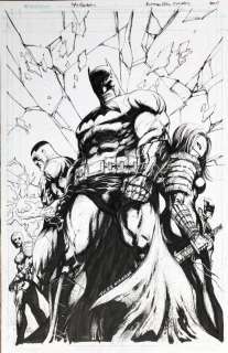 Tyler Kirkham - Batman And the Outsiders 17 Cover Black Lightning Katana the Signal