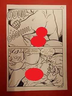 Sandro Angiolini - 9 Original page - La Poliziotta #39 - "Violenza al posto di polizia" - 1983 | Catawiki