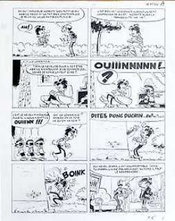 Attanasio, Dino - 1 Original page - Modeste & Pompon - Le neveu - 1962 | Catawiki