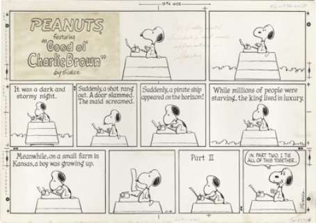 Charles Schulz - Peanuts Sunday Comic Strip Original Art, dated 11-16-69 (United Features Syndicate, 1969). One of - | Heritage