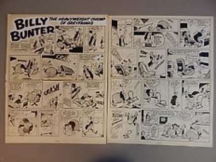 Parlett, Reg - 2 original pages  - Billy Bunter  - Complete gag  - [‘60s]