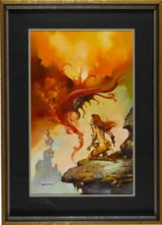 Boris Vallejo - "Red Sonja #2: Demon Knight" Paperback Cover Original Art (Ace, 1982).  "She lived - | Heritage