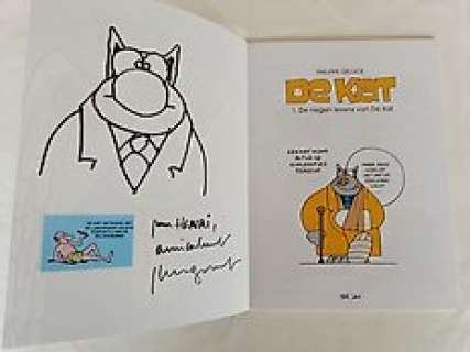 Document - Philippe Geluck - De Kat - Le Chat ’De 9 levens van de Kat’ - 2014 | Catawiki