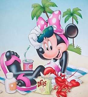 Ray Nicholson - 1 Original colour drawing - Minnie Mouse - Original cover Disney Micky and Minnie - 1995 | Catawiki