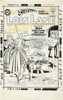 Kurt Schaffenberger Superman‘s Girl Friend Lois Lane #48 Cover Original Art (DC, 1964). Here‘s a real -