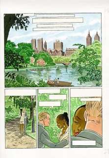 Warnauts & Raives - 1 Original colour page - La Contorsionniste - 1998 | Catawiki