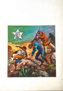 Dino Busett - Original illustration cm. 27x28 on board cm. 35x51. Gouache. Signed. Mint