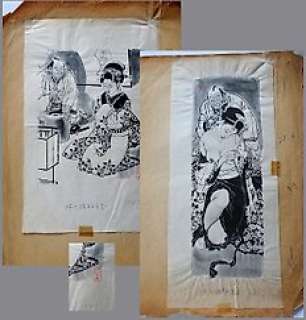 Kiyoshi Kimata - 2 Original drawing - SM Japan - The Story Of Times - 1965 | Catawiki
