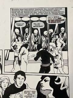 Ranson, Arthur - 1 Original page - Logan‘s Run - The High Priestess - 1978