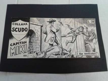 EsseGesse, Sinchetto - 1 Original cover - Capitan Miki - n° 16 serie 24° | Catawiki