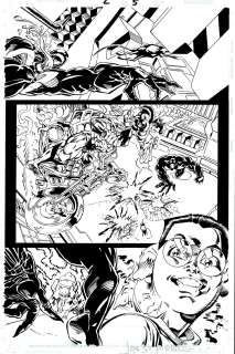 Al Milgrom Joe St. Pierre - Venom: Tooth And Claw #2 P 5 (Venom & Wolverine Chase Dirt Nap!) 1996