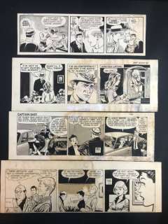 Harris, Turner, Tuska, Fisher - 4 Original drawing - Captain Easy, Dallas, Joe Palooka, Scorchy Smith | Catawiki