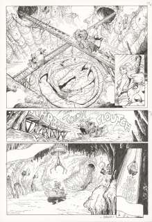 Alessandro Barbucci - Planche originale n° 05 - Swinging London - EkhÃ¶ Monde miroir