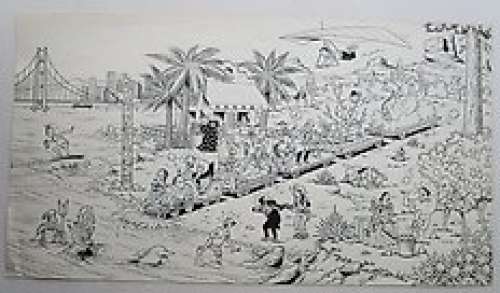 Studio Vandersteen - 1 Original drawing - Suske en Wiske - California here I come | Catawiki